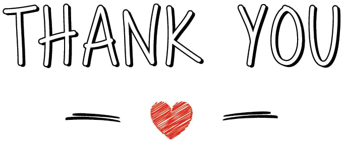 Sluitzegel Thank You In Zwart Witte Letters En Rood Hartje 20240504093903 Ucbca